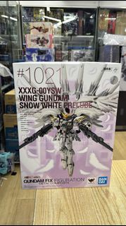 (N)開封品 缺1光劍 Bandai Gundam Fix Figuration Metal Composite GFFMC Fix 1021 Wing Gundam Snow White Prelu