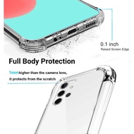 Shockproof transparent phone case for Samsung ss Galaxy M52 M22 A03 A03s A04 A04s A04e A13 A23 A21s 