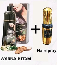 SinHair Shampoo Hitam  Serum SinHair Penghitam Rambut beruban Alami