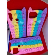 Realme C3 C5 C5i C1 C12 C15 C21 POP UP PUSH UP  BACK CAT CASE