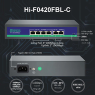 Hisource 4 8 Cổng Poe Switch 48V Active Ethernet Network Switch Cho Camera Ip Không Dây Ap Full-dupl