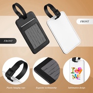 Sublimation Luggage Tags Blank Suitcase Tags Heat Transfer Bag Tags Business ID Card Holder