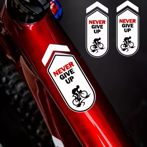 Pack of 2 "Ride Like Stolen" Bike Inspirational Stickers, Never Give Up, "Shut Up Legs", Race Fuel S