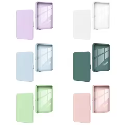 Auto Wake/Sleep Case Magnetic Snap-on e-Reader Cover Transparent Wear Resistant for KOBO Clara Color
