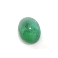 Genuine Emerald - Batu Zamrud Asli (Oval Cabochon 8.04 x 6mm, 1.16 carat)