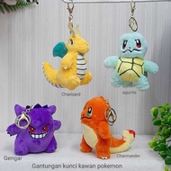 GANTUNGAN Keychain Gk Pokemon Gengar Keychain, child's gift, lover's birthday gift