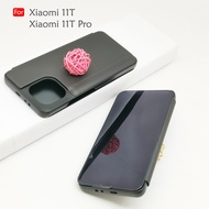 Carristo Xiaomi 11T / Xiaomi 11T Pro Delight Mirror Flip Case Cover Stand Pouch Leather Casing Housi