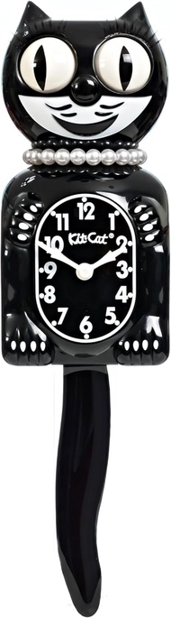 นาฬิกาแมวคลาสสิคติดผนัง ผลิตในสหรัฐอเมริกา Kit-Cat Clock Limited Edition Classic - Cat Clock with Mo