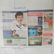 Rubrik newspaper soccer playmaker Kurnia Meiga Arema Indonesia