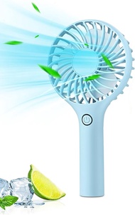 Ambandier Portable Handheld Fan 3 SpeedsPortable Powerful Wind Hand Fan with Large Battery Battery O