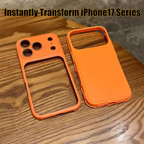 Instant Change To 17 Pro Max Fashion 2 IN 1 Phone Case for iPhone 17 Air 16 15 14 13 12 Pro Max 11 L