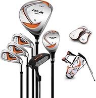 PGM Junior Golf Club complete set includes Driver, Hybrid, 7, 9, Wedge Irons, Putter, Stand Bag righ