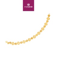 HABIB Oro Italia 916 Yellow Gold Bracelet GW43590723