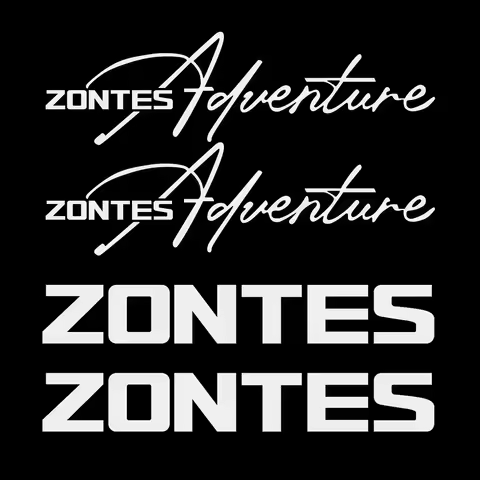For ZONTES 368G 703F 703RR 703R 350E Reflective Motorcycle Stickers Moto Bike Scooter Side Body Head