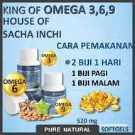 (100% Healthy Authentic)HOUSE OF SACHA INCHI SOFTGEL sacha inchi oil Go nature Global Nature Omega Penuh