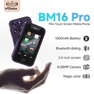 NEW SERVO BM16PRO 2G Mini Touch Screen Mobile Phone Dual SIM Bluetooth Dial Auto Call Record Magic V
