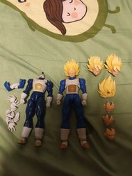 shf Bandai 龍珠  超西比達 悟空 公仔 頭雕 figure