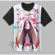 Himawari Uzumaki Children's Clothing Naruto Anime T-Shirt Unisex 3D 10243