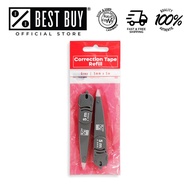 Correction Tape Refill Gray 5mmx5m 2's - School & Office Supplies