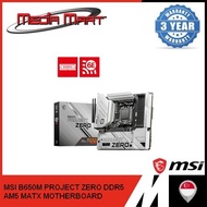 [CPU BUNDLE] MSI M-ATX MOTHERBOARD B650M PROJECT ZERO DDR5 BUNDLE WITH AMD R5/R7/R9 DESKTOP PROCESSO