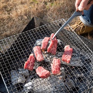 Portable Camping Tongs Outdoor Tourist Tableware Stainless Steel Clip Tong Picnic Hiking Cookware