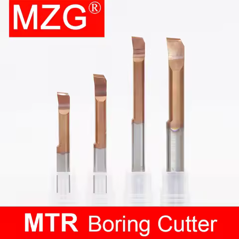 MZG 1pcs MTR Small Diameter Boring Tools Tungsten Steel Carbide CNC Machine Seismic Resistant Inner 
