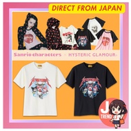 HYSTERIC GLAMOUR × Sanrio Characters Band T-Shirt White Black [Direct from Japan]