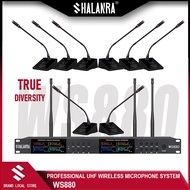 SHALANRA WS880 Conference speech wireless microphone UHF True diversity Conference Mic.