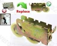 Aluminium Frame Sliding Patio Glass Door Easy Slide Double Roller 38mm (006)