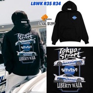 日本代購 🇯🇵LBWK Tokyo Street Box Logo R35 R34 GTR Hoodie