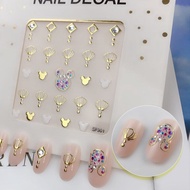 🇲🇾Nail Art Accessories Applique Adhesive Nail Stickers Nail Art Sequins Nail Stickers 3D Bronzing Na