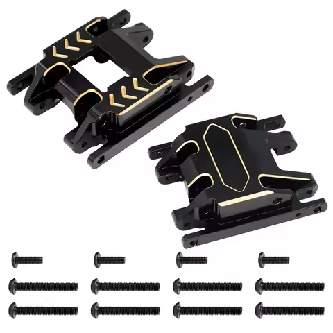 57g/66g RC Brass Skid Plate High-Quality Brass Gearbox Base Center Gearbox Base for 1/18 TRX4M RC Ca