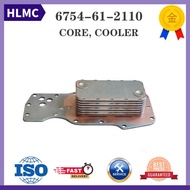 Mechanical Engine Parts OIL COOLER 6754-61-2110 2831077 3975818 2830559 for Engine SAA6D107E PC200-8