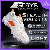 Grays Stealth 1.0 Hockey Shoes Kasut Hoki Turf Shoe Grays Hockey Shoe White