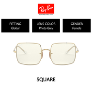 Ray-Ban  SQUARE  RB1971 001/5F  Female Global Fitting  Photochromic Sunglasses  Size 54mm
