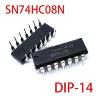 10PCS SN74HC08N DIP14 SN74HC08 DIP 74HC08N 74HC08 DIP 14 new and original IC