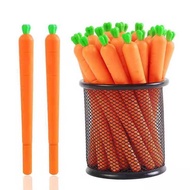 Hot Sale Pen ins High-value Student Creative Cute Carrot Silicone Pen School Supplies Syringe 0.5 Fu