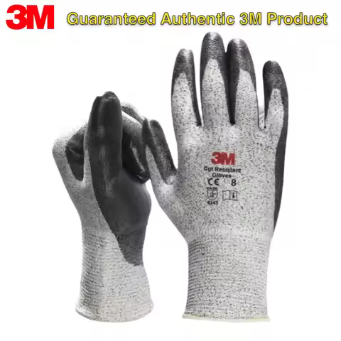 Gloves Original 3M CG-CRE Cut Resistant Gloves ANSI 2 EN388 4343 PU Coated Work Gloves Breathable Pr