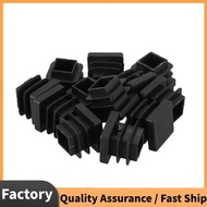 12 Pcs 15mm x 15mm Plastic Square Caps Tube Pipe Inserts End Blanking