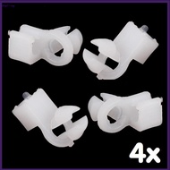 【BET】4 x Car Door Hole Door Lock Fastener Rod Clip White[my]