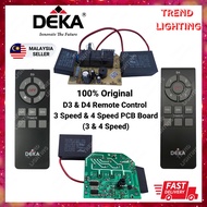 Deka Ceiling Fan 3 & 4 Speed Receiver PCB Board Mother Board Kipas Siling Receiver PCB Board