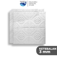 Paus Biru - Wallpaper 3D FOAM / Wallpaper Dinding 3D Motif Foam