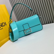 Ready to ship Fen*di/Tiffany & Co. Double T Letter Tiffany Blue Women's Shoulder Crossbody Bag Bague