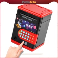 [PETSOLA] Coins Can with Fingerprint Password Protection Atm Box Kids ATM Machine for