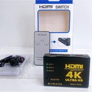 Hub 3HDMI to 1HDMI Ultra HD With Power Cord
