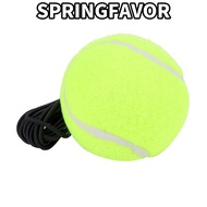 SPRINGFAVOR Tennis Training Ball, Tether Ball Elastic String Rebound Ball, Tennis Adjustable Rope Ye