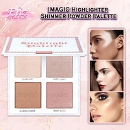 IMAGIC Makeup Shimmer Highlighter Face Pressed Powder Highlight Palette