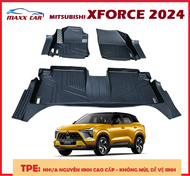 MITSUBISHI XFORCE 2024+: Thảm lót sàn MAXXCAR nhựa TPE đúc nguyên khối 5D tràn viền cao cấp.
