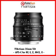 TTArtisan Tilt Rotate 35mm f1.4 lens (APS-C) for RF, Z, E, X and Micro 4/3 mount