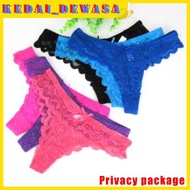 Women Sexy G String Transparent Lace Underwear Hollow Panties T Back